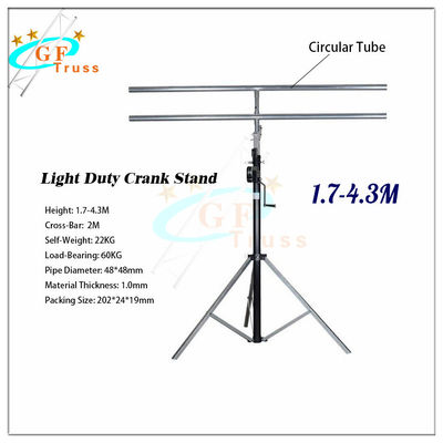 Stadium, das gebogenen Sprecher-Kurbel-Stand des Binder-200kg 1800mm beleuchtet