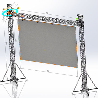 Bodenunterstützungs-System-fliegender Wand-Videobinder für LED-Bildschirmanzeige-Platte