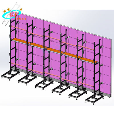 Innen-LED-Schirm-Binder-Wand-Stützstrukturen für hängendes Video