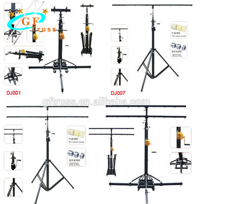 Justierbares Beleuchtungs-Binder-Stand-Hochleistungssprecher-Quadrat-rundes Rohr
