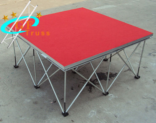 1.22M*2.44M Aluminiumstadiums-Binder-beweglicher runder Stadiums-Ereignis-Konzert-Gebrauch