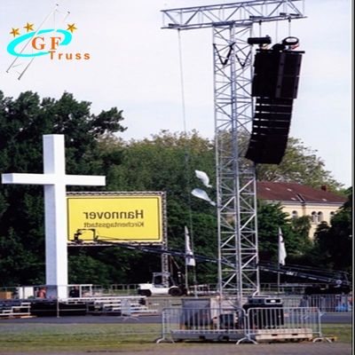 Solide Aluminium-PA-Linie Reihen-Binder-anhebender Turm für Sprecher