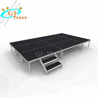 Höhe der Hochzeitsfest-Aluminiumstadiums-Binder-justierbare Basis-0.6M