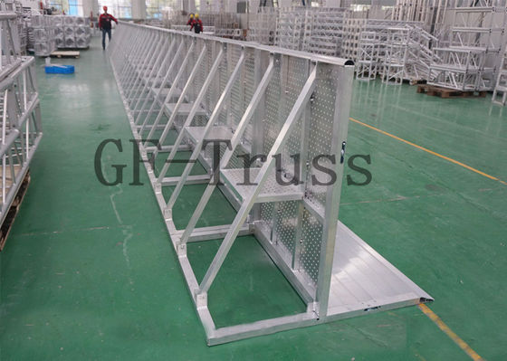 Aluminiumstadiums-Sperren-explosionssicherer Konzert-Zaun galvanisiertes Eisen-Material