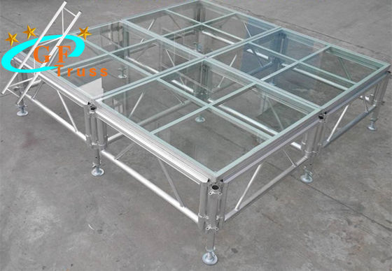 Aluminiumstadium/bewegliches Konzert-Stadium/tragbare Stahlgerüst-Binder-Stadiums-Plattform