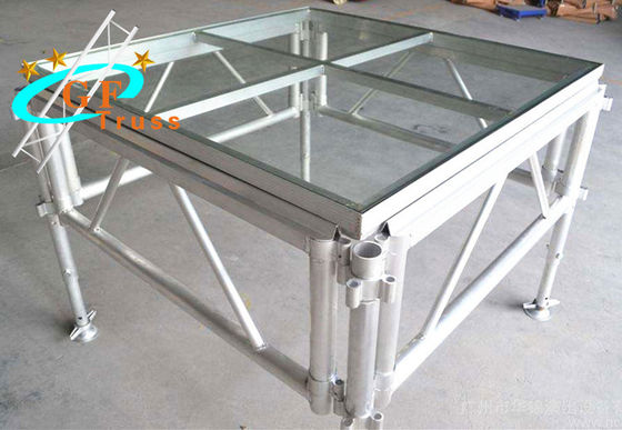 Aluminiumstadium/bewegliches Konzert-Stadium/tragbare Stahlgerüst-Binder-Stadiums-Plattform