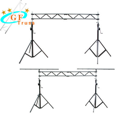 Justierbares Beleuchtungs-Binder-Stand-Hochleistungssprecher-Quadrat-rundes Rohr