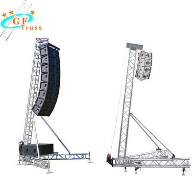 Tätigkeits-der im Freien 12M Aluminum Line Array Oberrohr Sprecher-des Binder-50*3mm