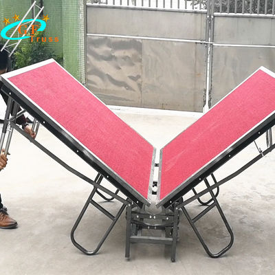Bewegliches faltendes 60cm Konzert-Stadium Ereignis-6082-T6 im Freien