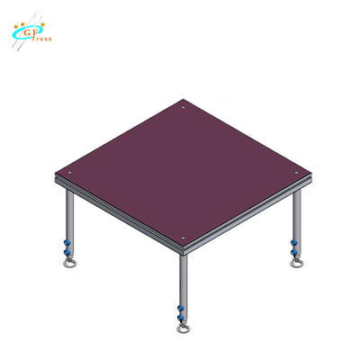 Modulare Aluminiumstadiums-Plattform-justierbare Basis des Ereignis-0.2m 1m