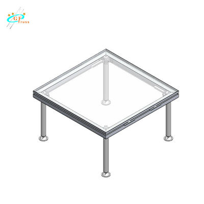 Modulare Aluminiumstadiums-Plattform-justierbare Basis des Ereignis-0.2m 1m