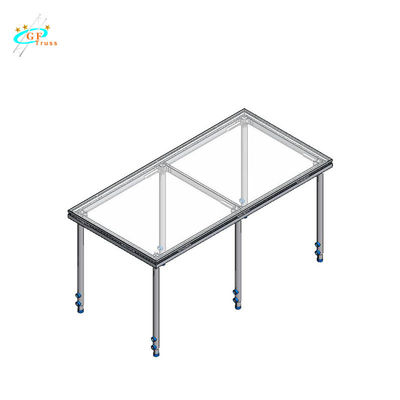 Modulare Aluminiumstadiums-Plattform-justierbare Basis des Ereignis-0.2m 1m