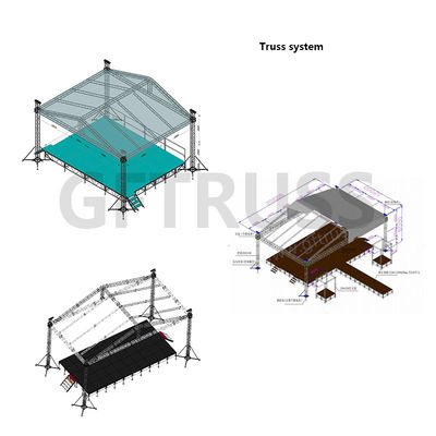 Zapfen-Binder-System-beleuchtender Aluminiumstadiums-Aluminiumbinder für Konzert