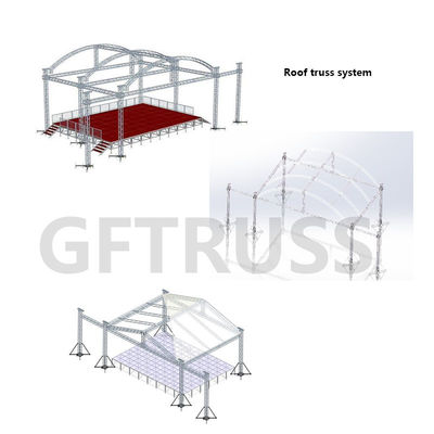 Zapfen-Binder-System-beleuchtender Aluminiumstadiums-Aluminiumbinder für Konzert
