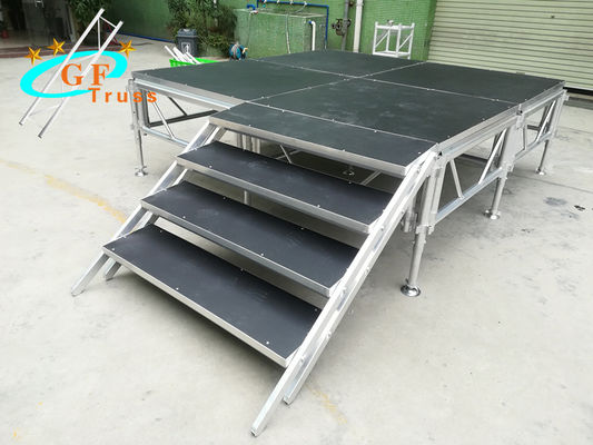 Aluminiumbinderstadiumsplattform Anhänger-Mobile-tragbare Glasheiratsstadiums-Plattform für Verkauf