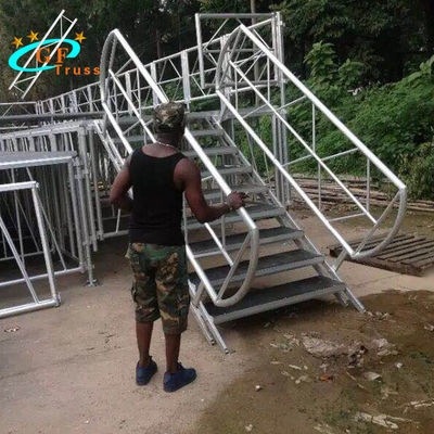 4ft*8ft benutzte tragbare Stadiumsplattform, Stadiumsplattformen mit Treppe
