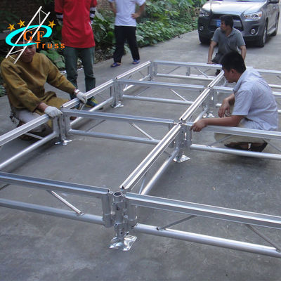 4ft*8ft benutzte tragbare Stadiumsplattform, Stadiumsplattformen mit Treppe