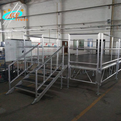 4ft*8ft benutzte tragbare Stadiumsplattform, Stadiumsplattformen mit Treppe