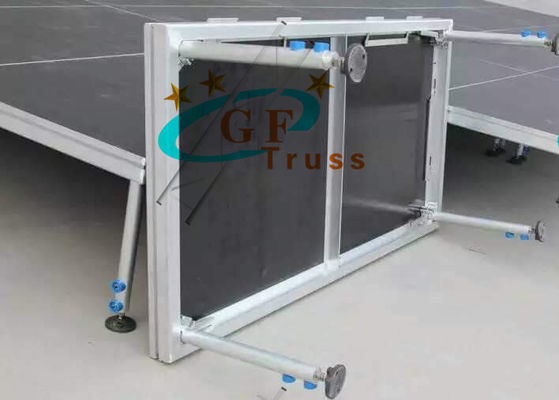 Justierbares rutschfestes Aluminiumquadratmeter des stadiums-Binder-750KG/