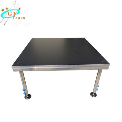 hölzerne Stadiums-Plattform 750kg/Sqm des Aluminiumbein-6061-T6