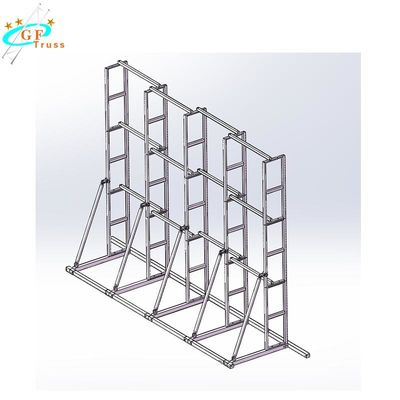 Aluminium-Schirm-Binder 50*3mm Oberrohr-LED für LED-Kabinett