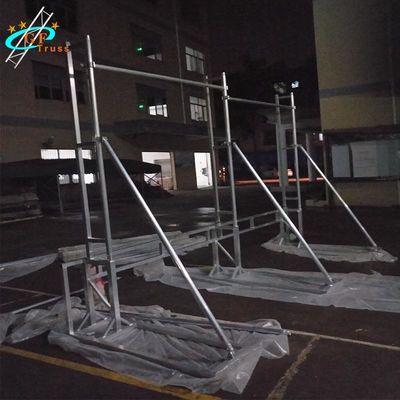 Aluminium-Schirm-Binder 50*3mm Oberrohr-LED für LED-Kabinett