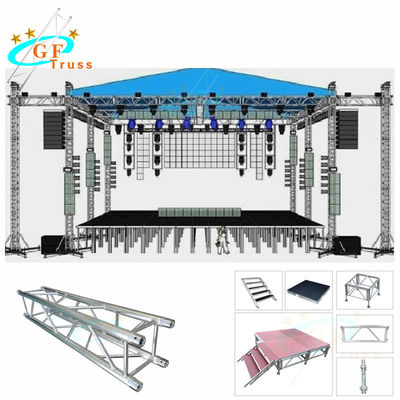 1m Längen-Studio-Licht-Aluminiumdach-Binder-System-einfache Versammlung