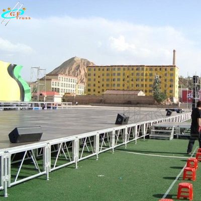 Höhen-Aluminiumstadiums-Plattform der Ausstellungs-750kgs/M2 0.6m