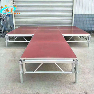 Höhen-Aluminiumstadiums-Plattform der Ausstellungs-750kgs/M2 0.6m