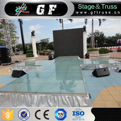 Acryljustierbare Höhe der plexiglas-Stadiums-Plattform-2m