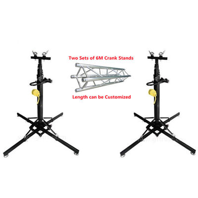 2M Adjustable Height Heavy Aufgaben-Licht-Binder-Stand für hängendes Audio