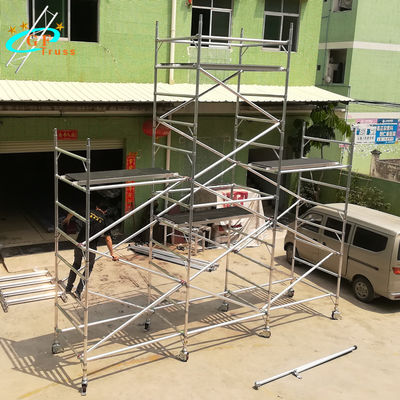 Plattform-Höhe des Soemaluminiumgestell-Turm-6m mit Auslegern