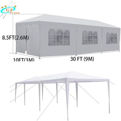 Beständiges DIN4102 B1 40x60 Aluminiumfestzelt des Riss-
