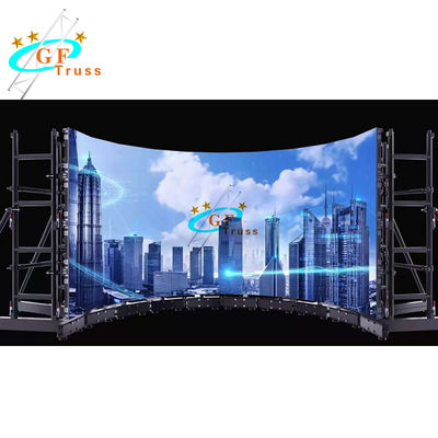 1M Length LED Schirm-Binder-Innenwerbung zeigt flexible Mietvideowand-Unterstützung an